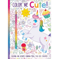 Color Me Cute! Coloring Book with Rainbow Pencil