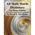 All Math Words Dictionary: For students of algebra, geometry and calculus