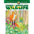 Creative Haven Forest & Woodland Wildlife Coloring Book