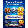 3 Washington SBA Grade 3 Math Practice Tests: Full-Length Test Prep with Detailed Answer Explanations
