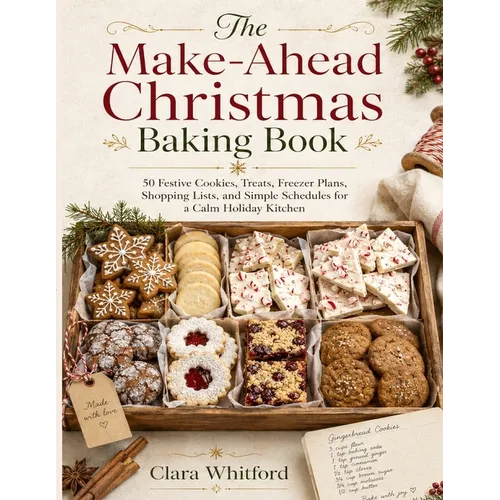 The Make-Ahead Christmas Baking Book: 50 Festive Cookies, Treats, Freezer Plans, Shopping Lists, and Simple Schedules for a Calm Holiday Kitchen