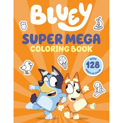 Bluey: Super Mega Coloring Book