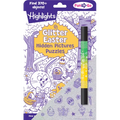 Glitter Easter Hidden Pictures Puzzles: Over 370 Hidden Objects in Festive Easter Puzzle Book Featuring Bunnies, Eggs and Flowers, Easter Gift for Kid