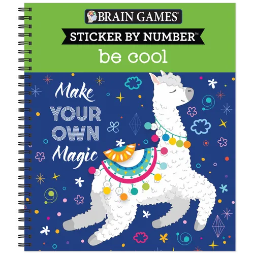 Brain Games - Sticker by Number: Be Cool