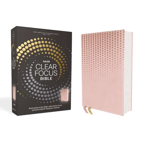 Nasb, Clear Focus Bible, Leathersoft, Pink: Read More of the Bible with Better Focus Using the Bionic Reading Method