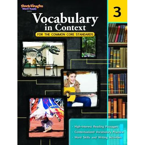Vocabulary in Context for the Common Core Standards Reproducible Grade 3