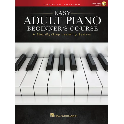 Easy Adult Piano Beginner's Course Book/Online Audio