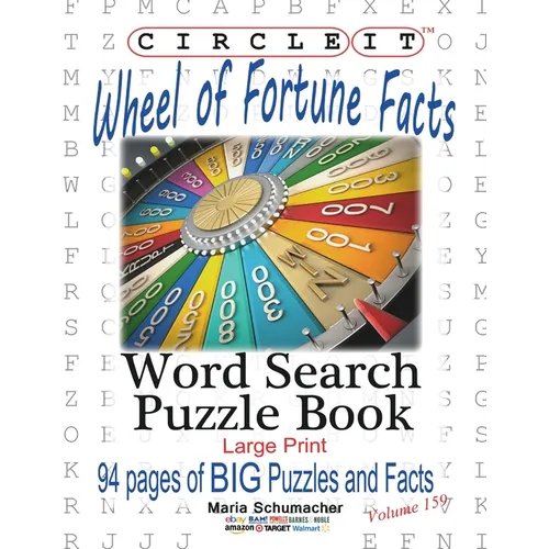 Circle It, Wheel of Fortune Facts, Word Search, Puzzle Book