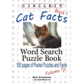 Circle It, Cat Facts, Book 1, Pocket Size, Word Search, Puzzle Book