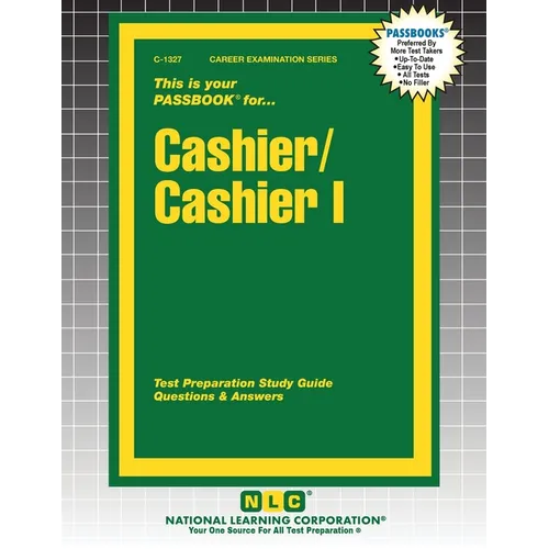 Cashier/Cashier I
