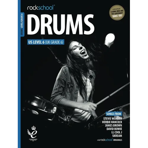 Rockschool Drums Grade 6 2018+ Book/Online Audio