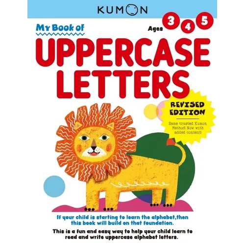Kumon My Book of Uppercase Letters: Revised Ed