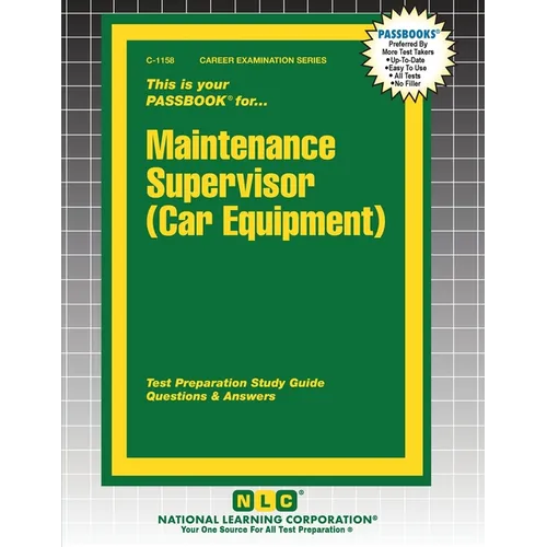 Maintenance Supervisor (Car Equipment)