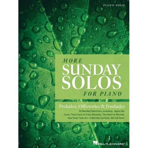 More Sunday Solos for Piano: Preludes, Offertories & Postludes
