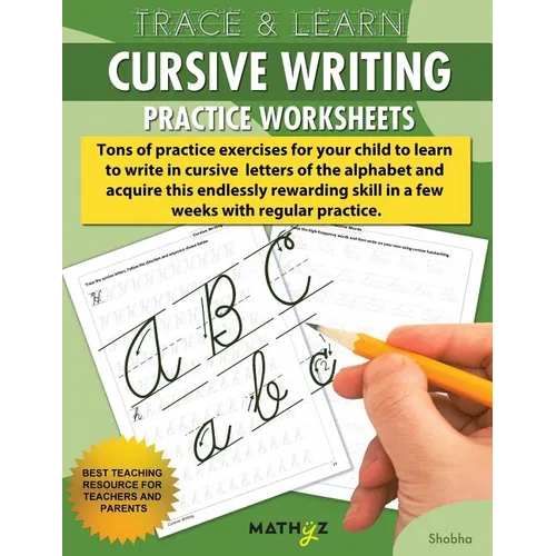 Trace & Learn - Cursive Writing: Practice Worksheets