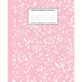 Marble Composition Notebook College Ruled: Pink Marble Notebooks, School Supplies, Notebooks for School
