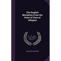 The English Moralities From the Point of View of Allegory