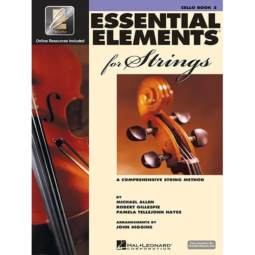 Essential Elements for Strings Cello Book 2 W/Eei Comprehensive Method for Beginner and Intermed