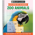 Sticker by Number: Zoo Animals