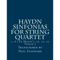 Haydn Sinfonias for String Quartet: 1, 6 ('Le Matin'), 10, 13, 27 Violin I