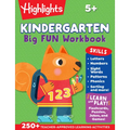 Kindergarten Big Fun Workbook: Kids Workbook with Tracing Worksheets, Alphabet Practice, Math Activities and Puzzles for Kindergarten Prep and Learnin