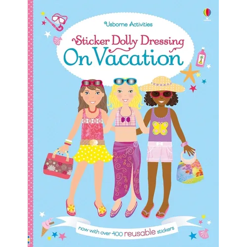 Sticker Dolly Dressing on Vacation