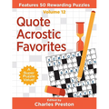 Quote Acrostic Favorites: Features 50 Rewarding Puzzles
