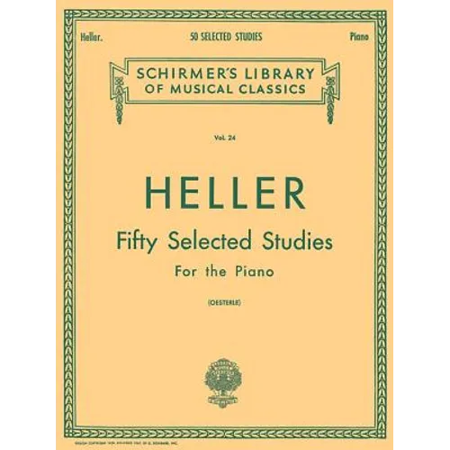 50 Selected Studies (from Op. 45, 46, 47): Schirmer Library of Classics Volume 24 Piano Technique