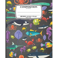 Composition Notebook: Notebook for School Office Home Student Teacher Use Wide Ruled - 100 Sheets - 200 Pages - 9 1/4 X 7 1/2 In. / 24.77 X 19.0cm