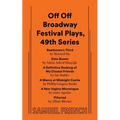 Off Off Broadway Festival Plays, 49th Series