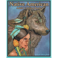 Native American Adult Coloring Book: Coloring Book for Adults Inspired By Native American Indian Cultures and Styles: Wolves, Dream Catchers, Totem Po