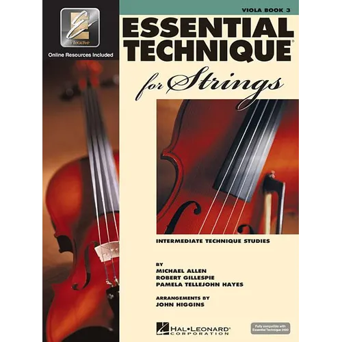 Essential Technique for Strings with Eei - Viola Book/Online Audio