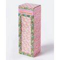 Floral Tumbling Tower Game - Stylish Wooden Stacking Game for Family & Party Fun