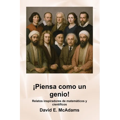¡Piensa como un genio!: Relatos inspiradores de matemáticos y científicos