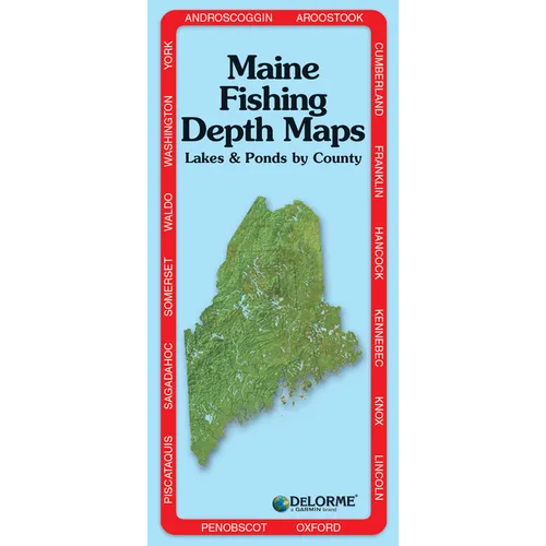 Delorme Atlas Maine Fishing Depths