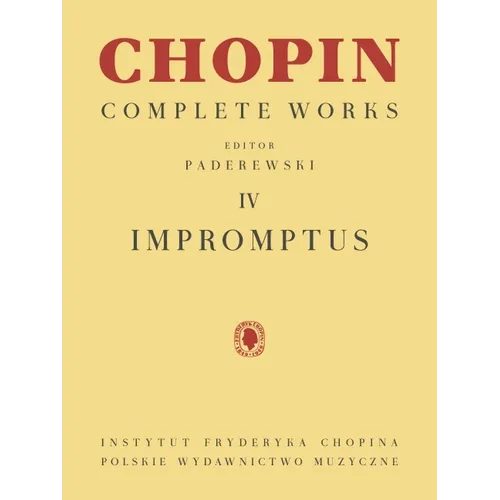 Impromptus: Chopin Complete Works Vol. IV