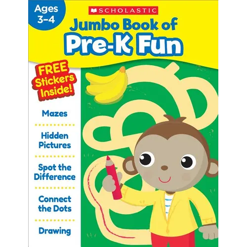 Jumbo Book of Pre-K Fun Workbook