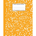 Marble Composition Notebook College Ruled: Orange Marble Notebooks, School Supplies, Notebooks for School