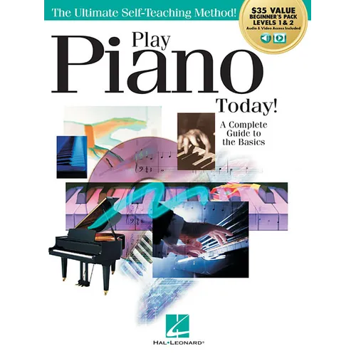 Play Piano Today! All-In-One Beginner's Pack: Includes Book 1, Book 2, Audio & Video