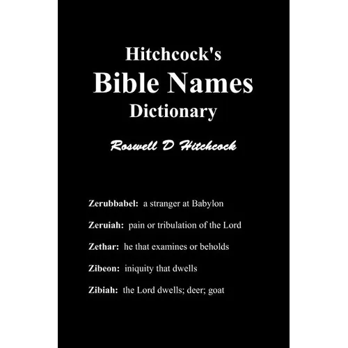 Hitchcock's Bible Names Dictionary