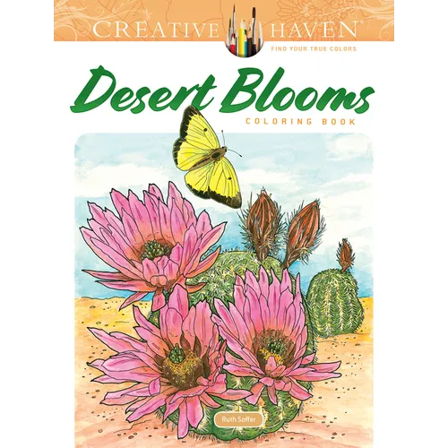 Creative Haven Desert Blooms Coloring Book