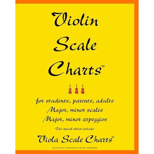 Violin Scale Charts(TM): This Special Edition Includes Viola Scale Charts