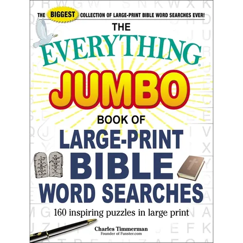 The Everything Jumbo Book of Large-Print Bible Word Searches: 160 Inspiring Puzzles in Large Print