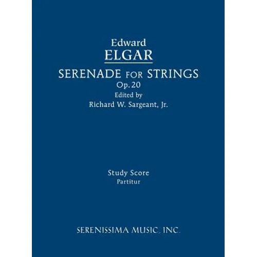 Serenade for Strings, Op.20: Study score