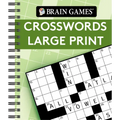 Brain Games - Crosswords Large Print (Green)