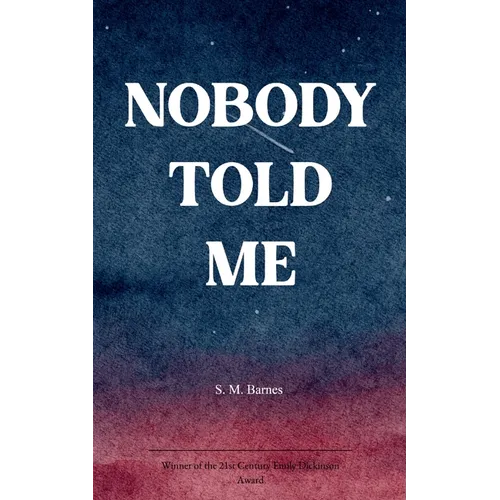 NOBODY TOLD ME A poetry collection exploring grief, loss and resilience after losing both parents within 18 months