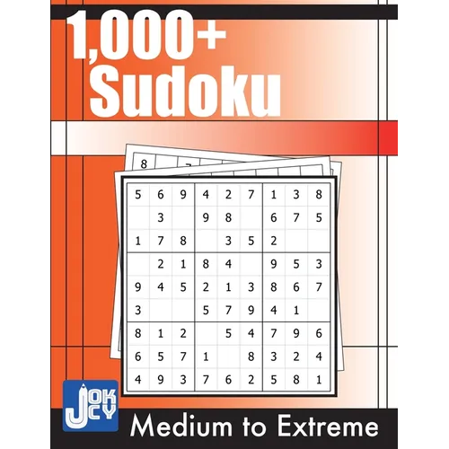 1000+ Sudoku: Medium, Hard, Expert and Extreme Puzzles for Adults