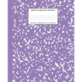 Marble Composition Notebook College Ruled: Lavender Marble Notebooks, School Supplies, Notebooks for School