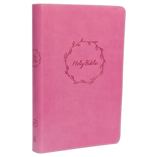KJV, Deluxe Gift Bible, Imitation Leather, Pink, Red Letter Edition