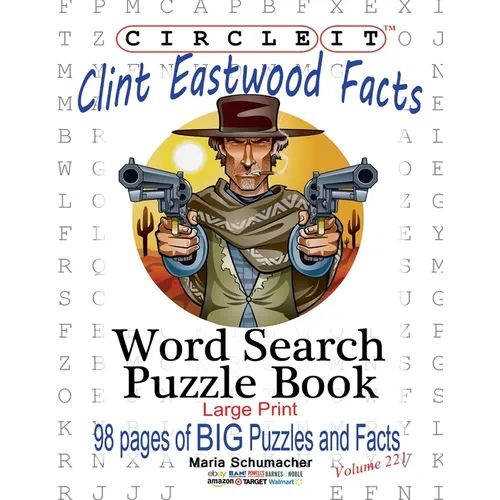 Circle It, Clint Eastwood Facts, Word Search, Puzzle Book